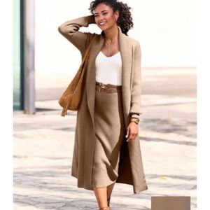 🤎Victoria Secret Sold online ONLY AND SOLD OUT beige/tan long Cardigan